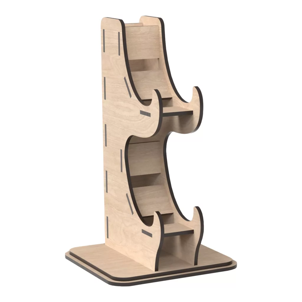 پایه نگهدارنده دسته بازی مدل چوبی کد KT117