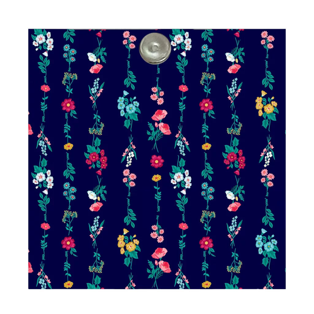 آینه جیبی طرح فانتزی گل و برگ مدل A059