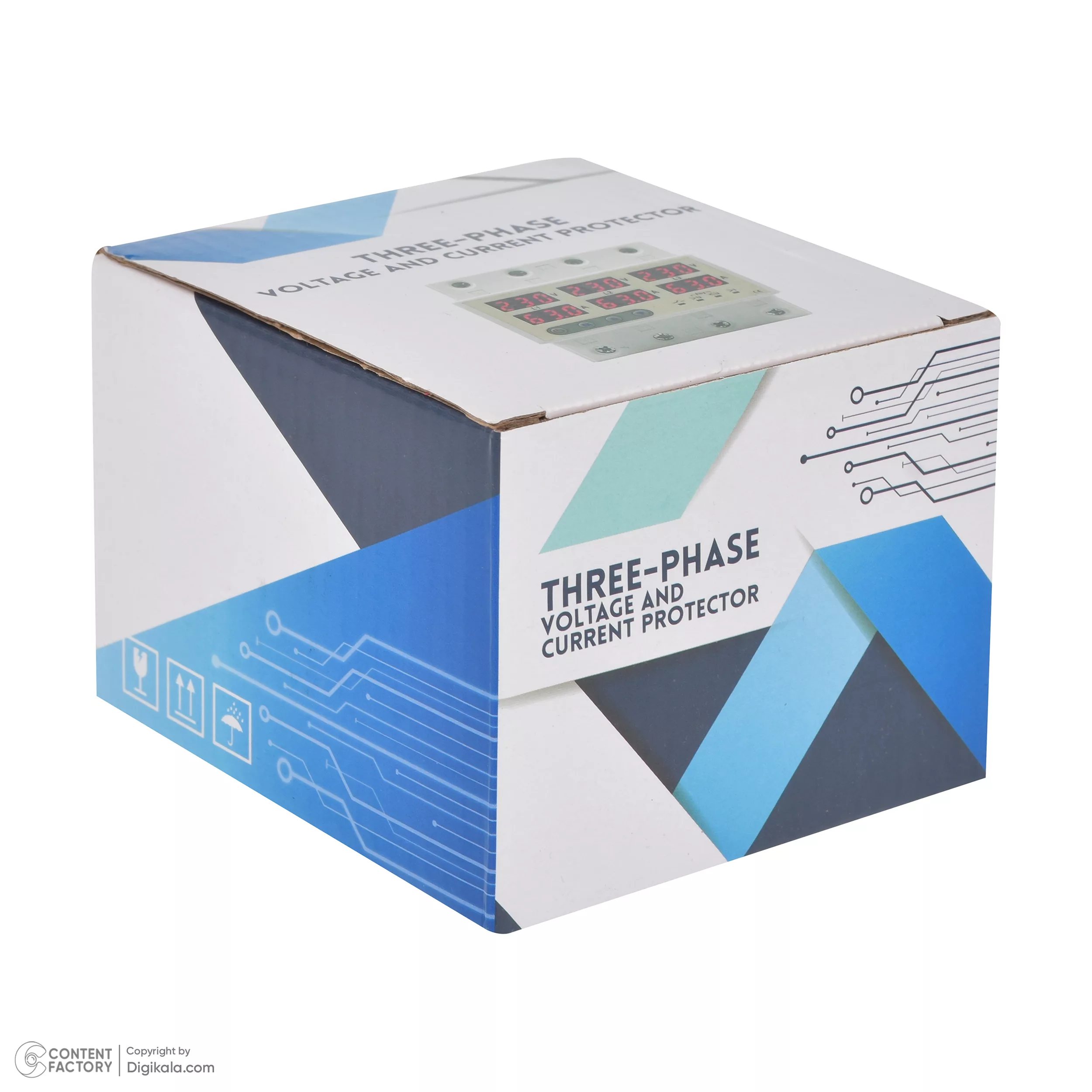 محافظ ولتاژ و جریان سه فاز 100 آمپر اتکو مدل ET-3P-100A-VA