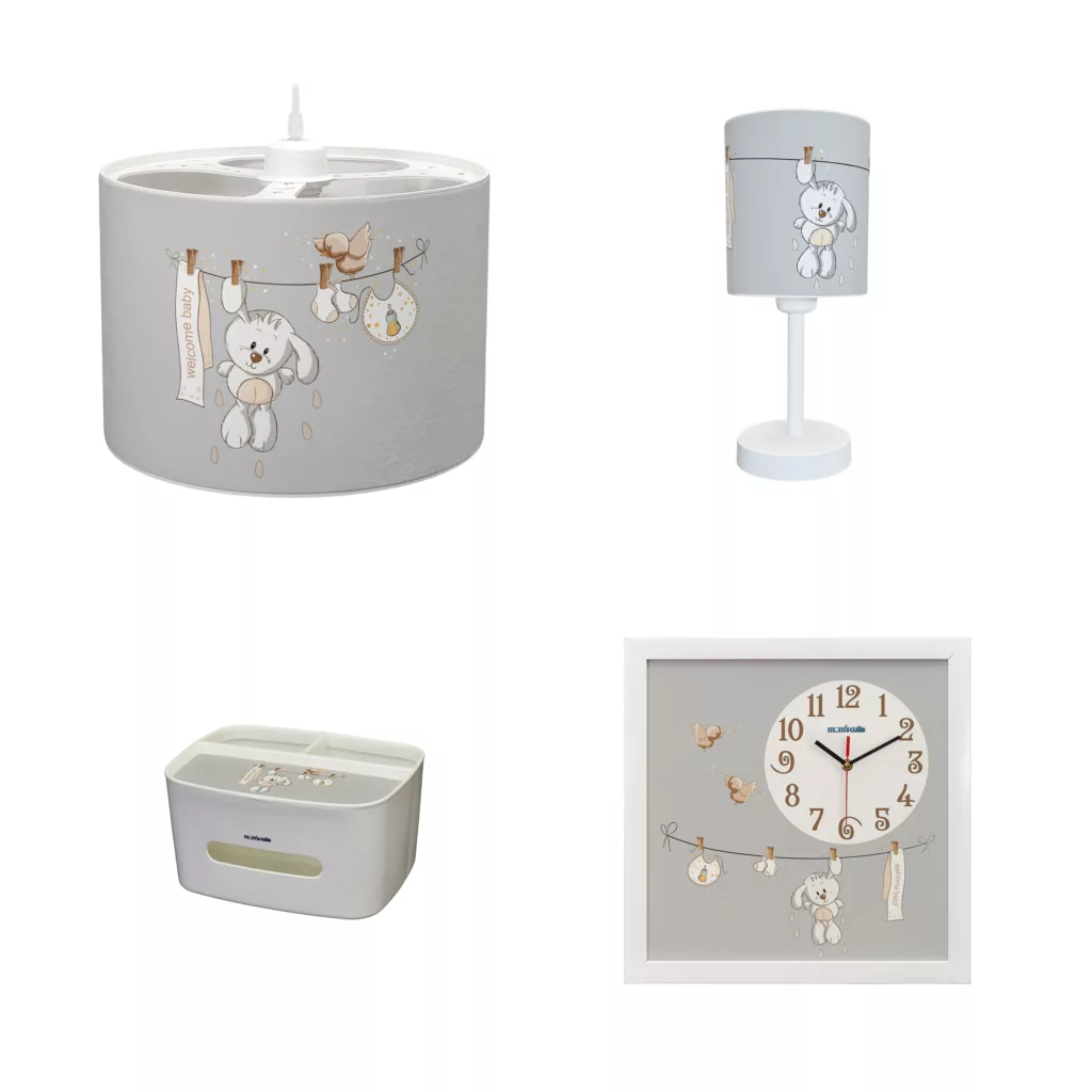 ست لوستر کودک مامز کیوتی مدل PL-60 بسته 4 تایی