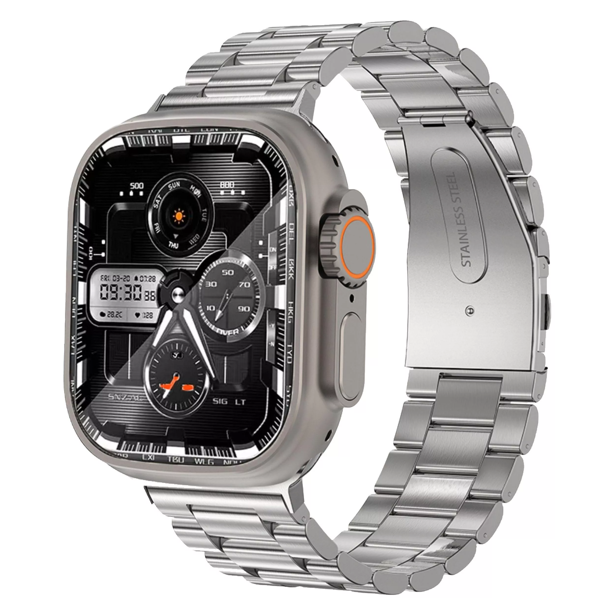 ساعت هوشمند مدل KW20 Ultra2-5Straps