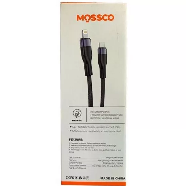 کابل تبدیل USB-C به لایتنینگ مسکو مدل IC-08 طول 1 متر