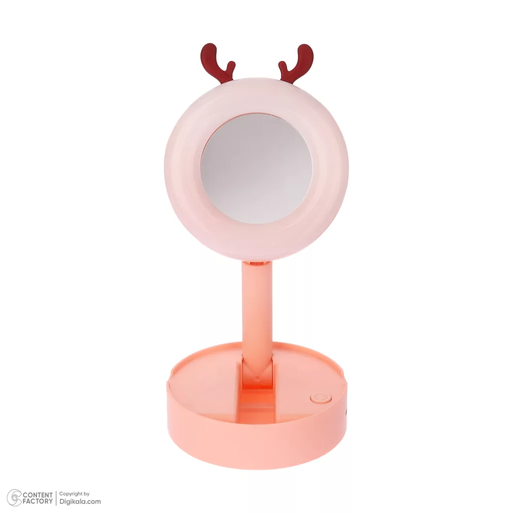 آینه آرایشی رینگ‌لایت‌دار مدل NO.0838-2