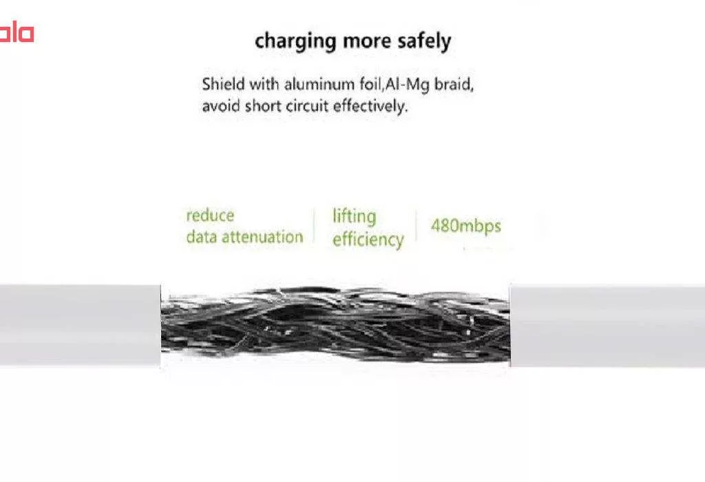 کابل شارژ USB به USB-C مدل EP-DN930CWE طول 1.2 متر