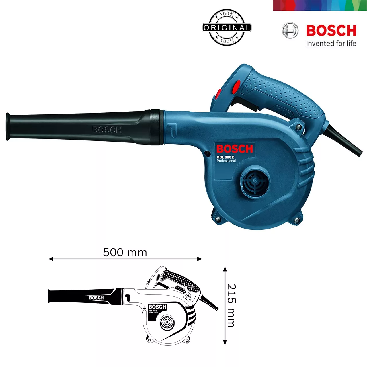 دستگاه دمنده و مکنده بوش مدل حرفه ای GBL 800 E