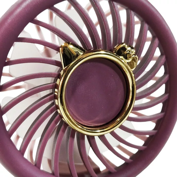 پنکه شارژی مدل فانتزی پایه دار کد 195