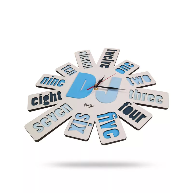 ساعت دیواری طرح دی جی مدل MC004B-B