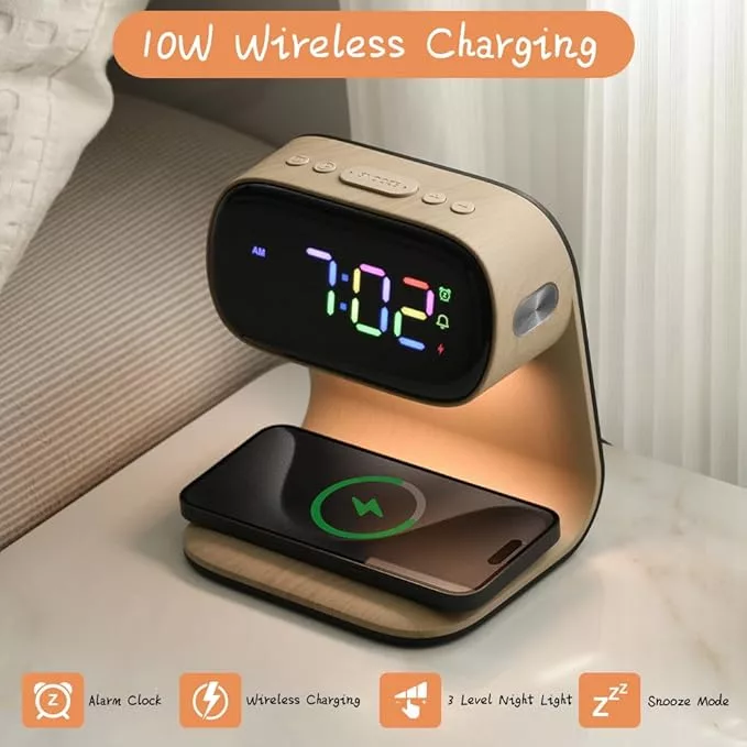 پایه نگهدارنده گوشی موبایل گرین لاین مدل BEDSIDE CLOCK