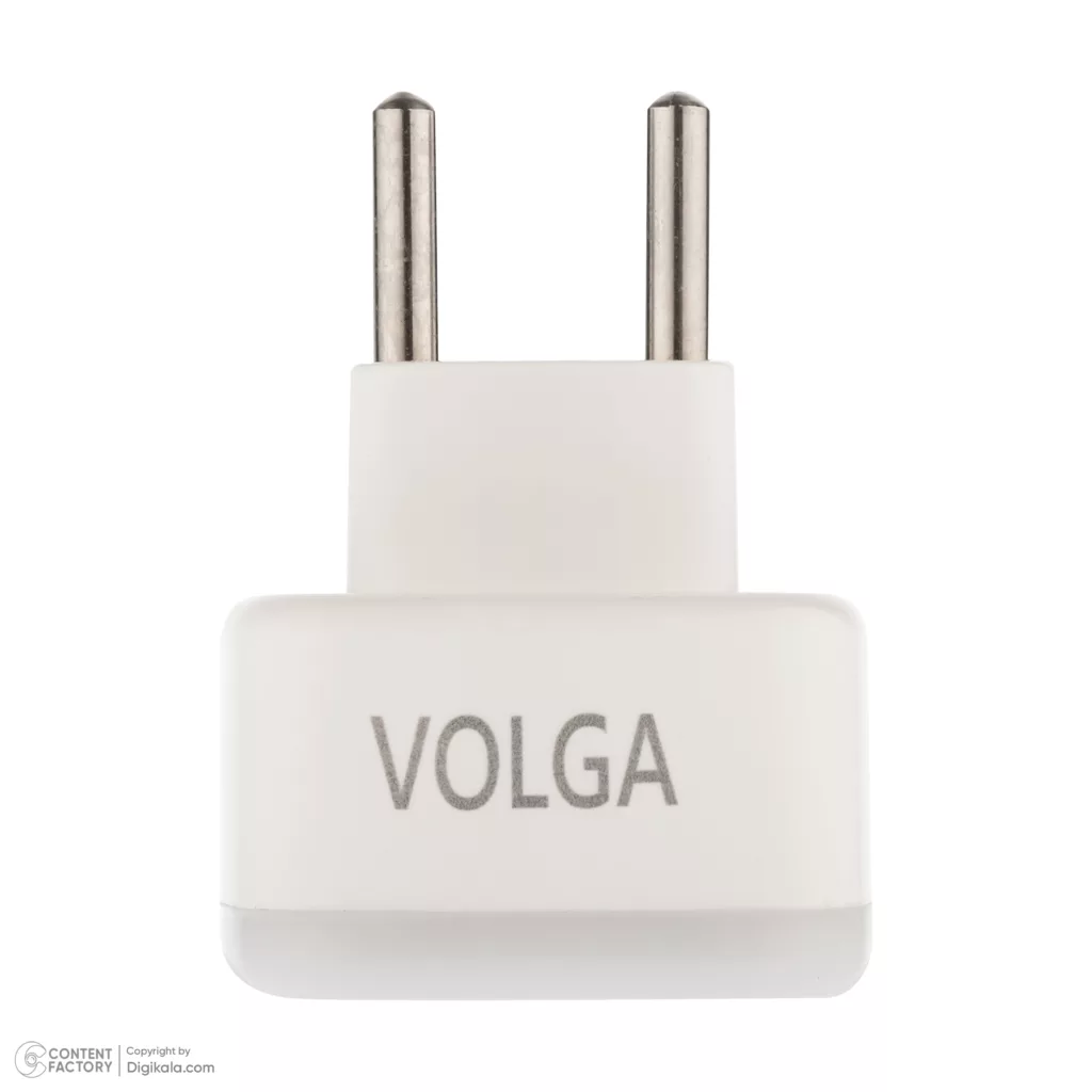 دو شاخه تبدیل برق 3 به 2 ولگا مدل VOL-A01