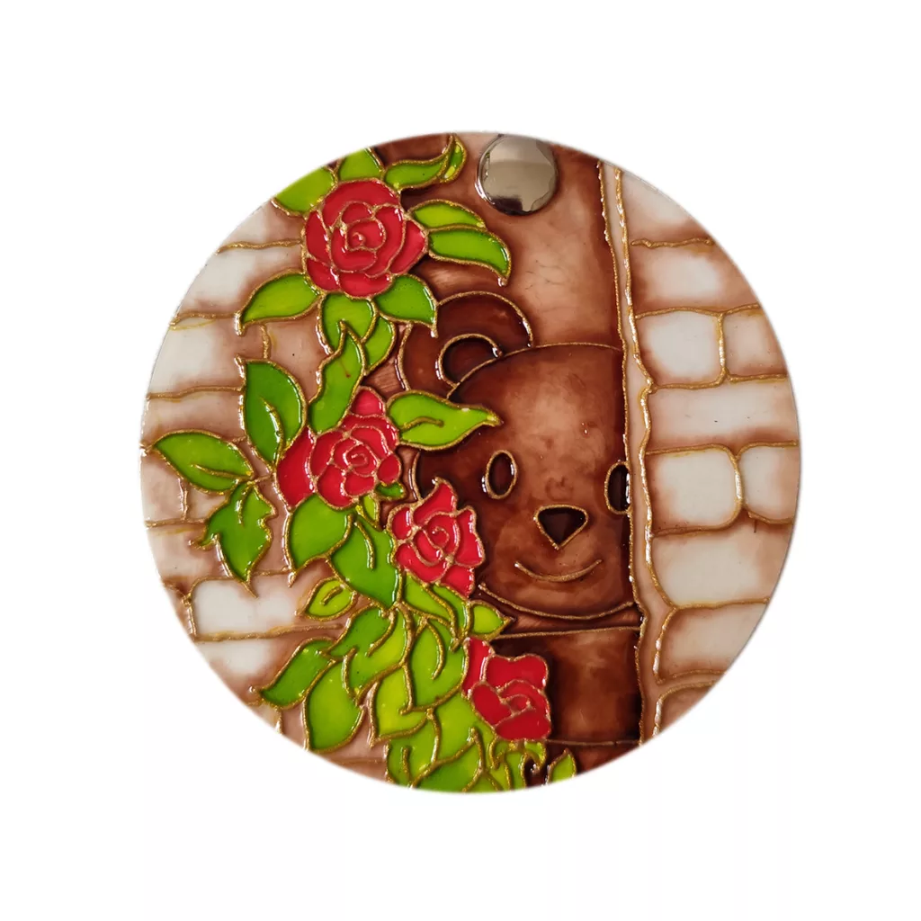 آینه آرایشی جیبی مدل عشق