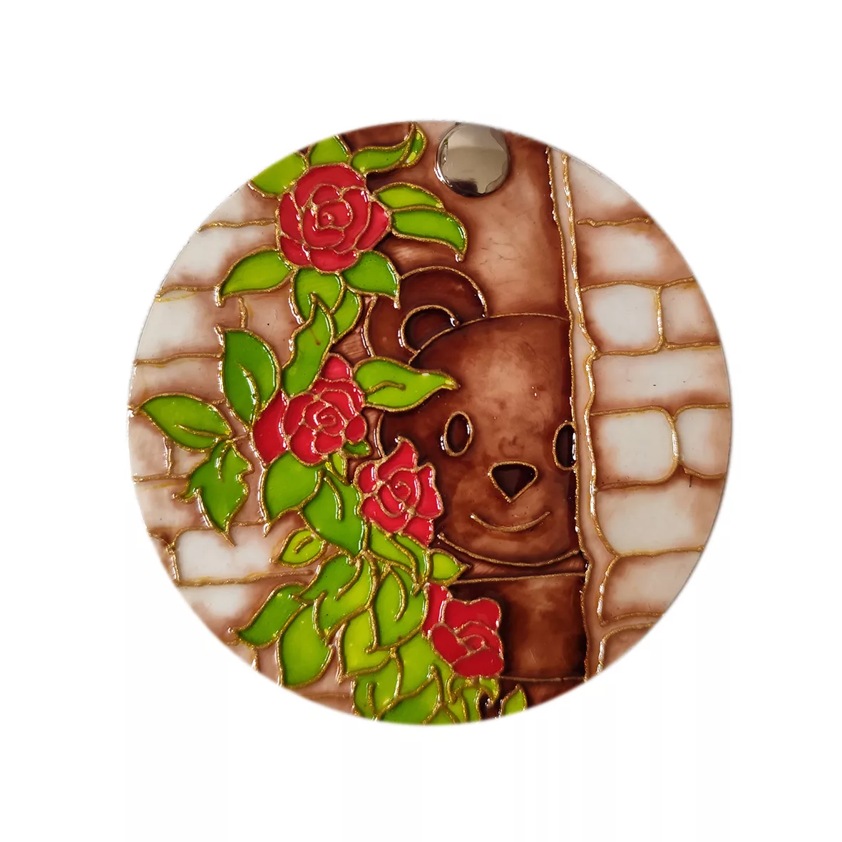 آینه آرایشی جیبی مدل عشق