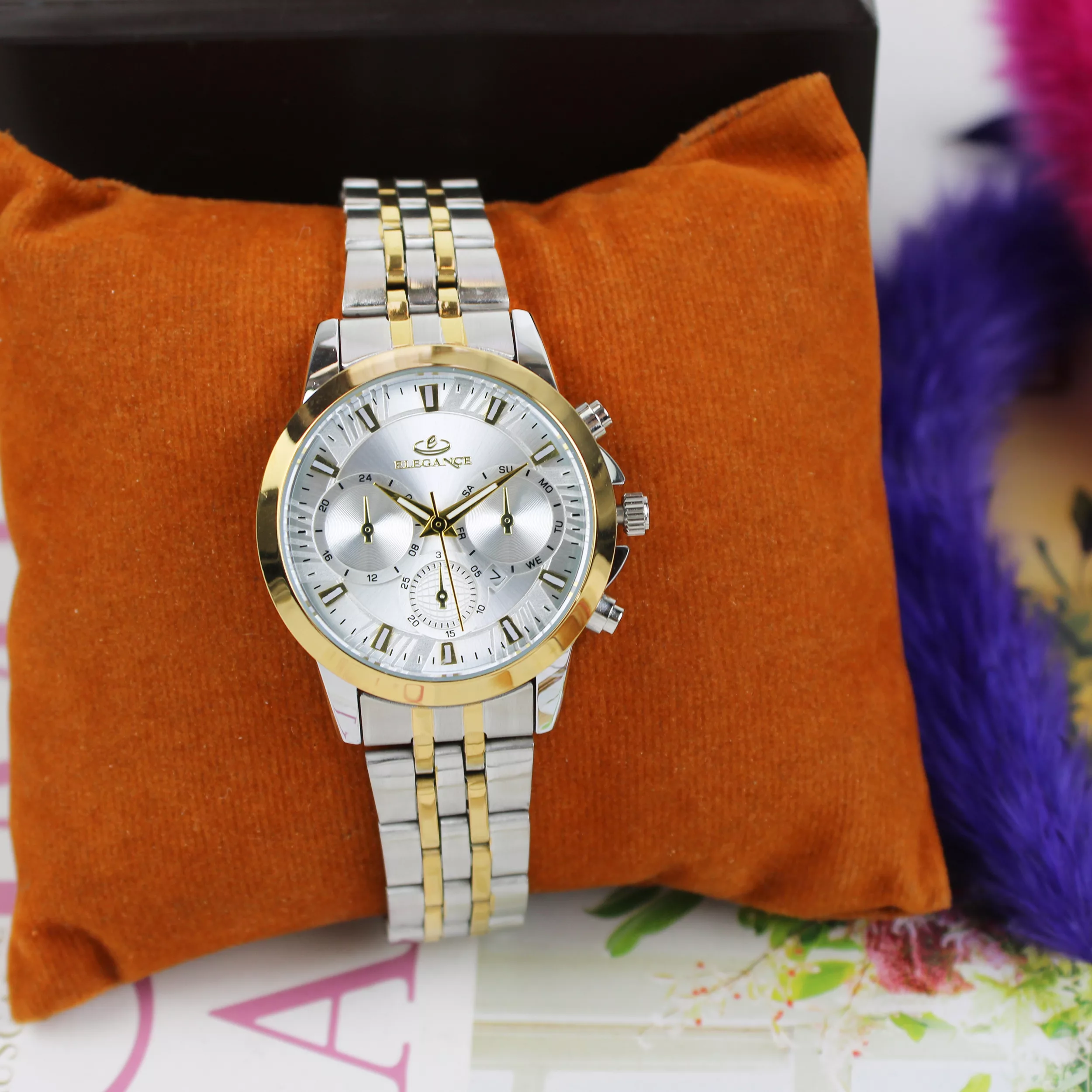 ساعت مچی عقربه‌ای کوارتز زنانه الگانس مدل EZDOSJ1879