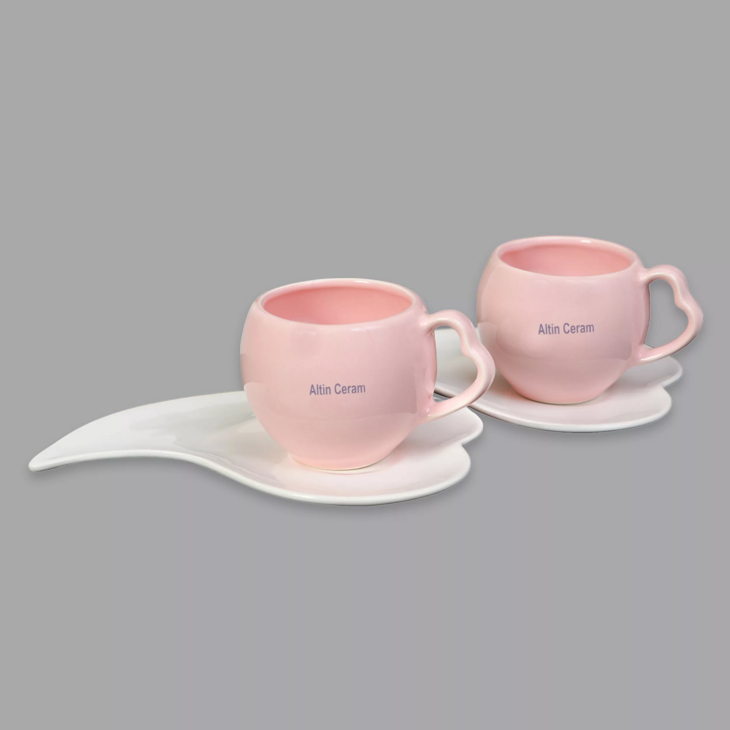 سرویس صبحانه‌خوری 19 پارچه 2 نفر مدل آلتین سرام طرح قلب