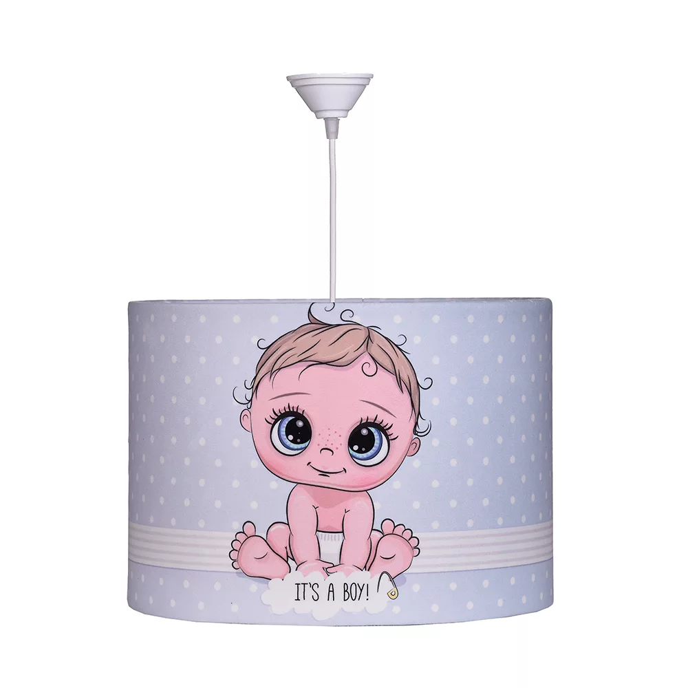 لوستر کودک مدل پسر نوزاد تازه متولد به همراه چراغ خواب رومیزی