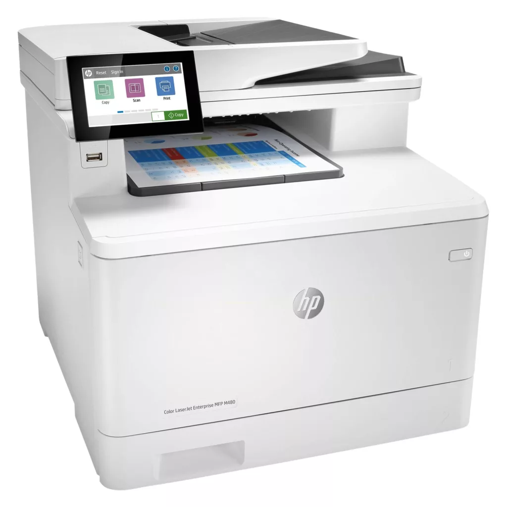 پرینتر چند کاره لیزری اچ‌پی مدل Color LaserJet Enterprise MFP M480f