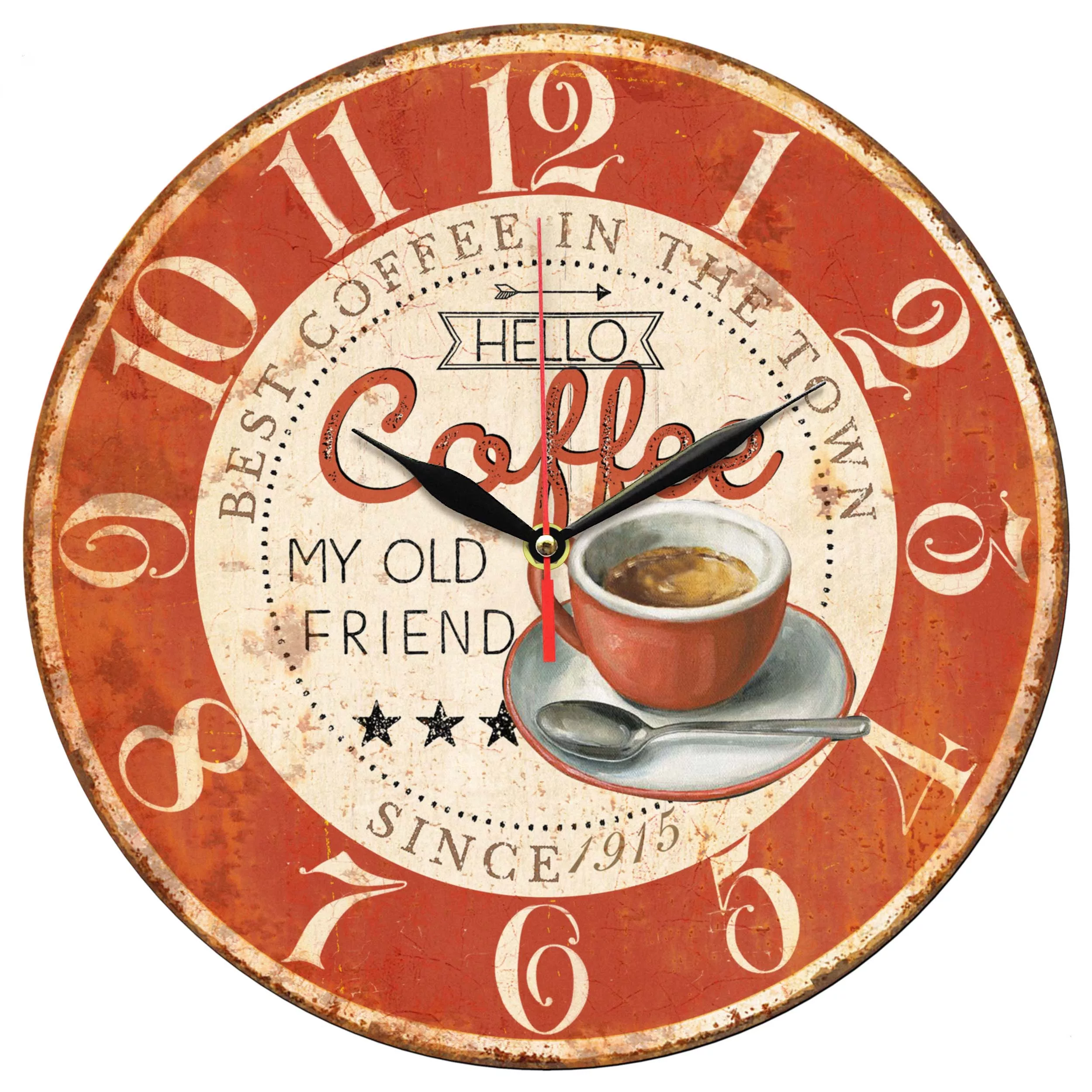 ساعت دیواری مدل 1112 طرح فنجان قهوه