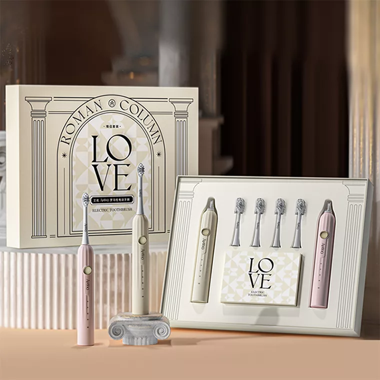 مسواک برقی آپیو مدل T12-A به همراه 4 سری یدک مجموعه 2 عددی