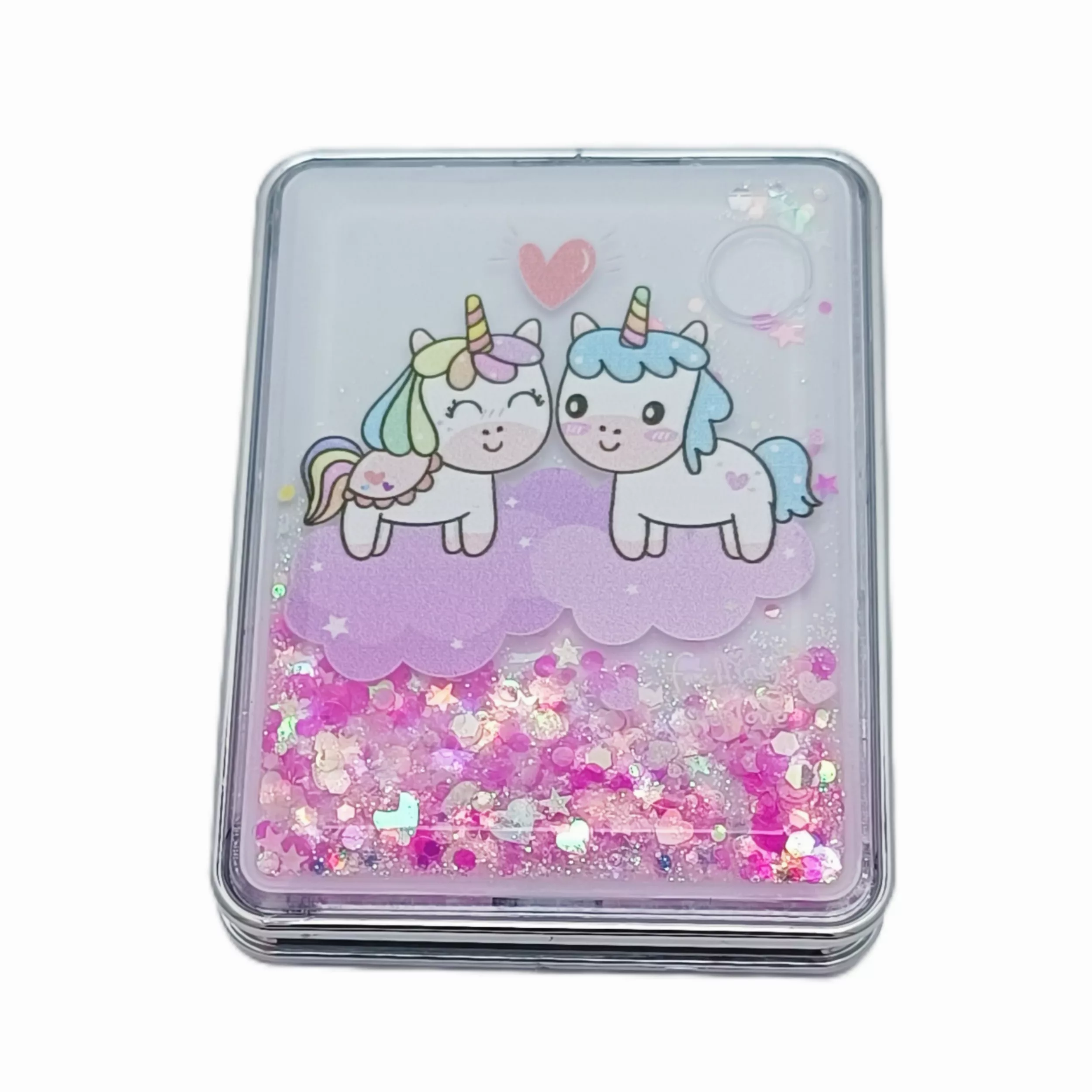 آینه جیبی مدل آکواریومی طرح یونیکورن