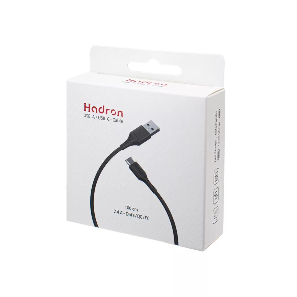 کابل USB به USB-C هادرون مدل HTC-A-C01 طول 1 متر