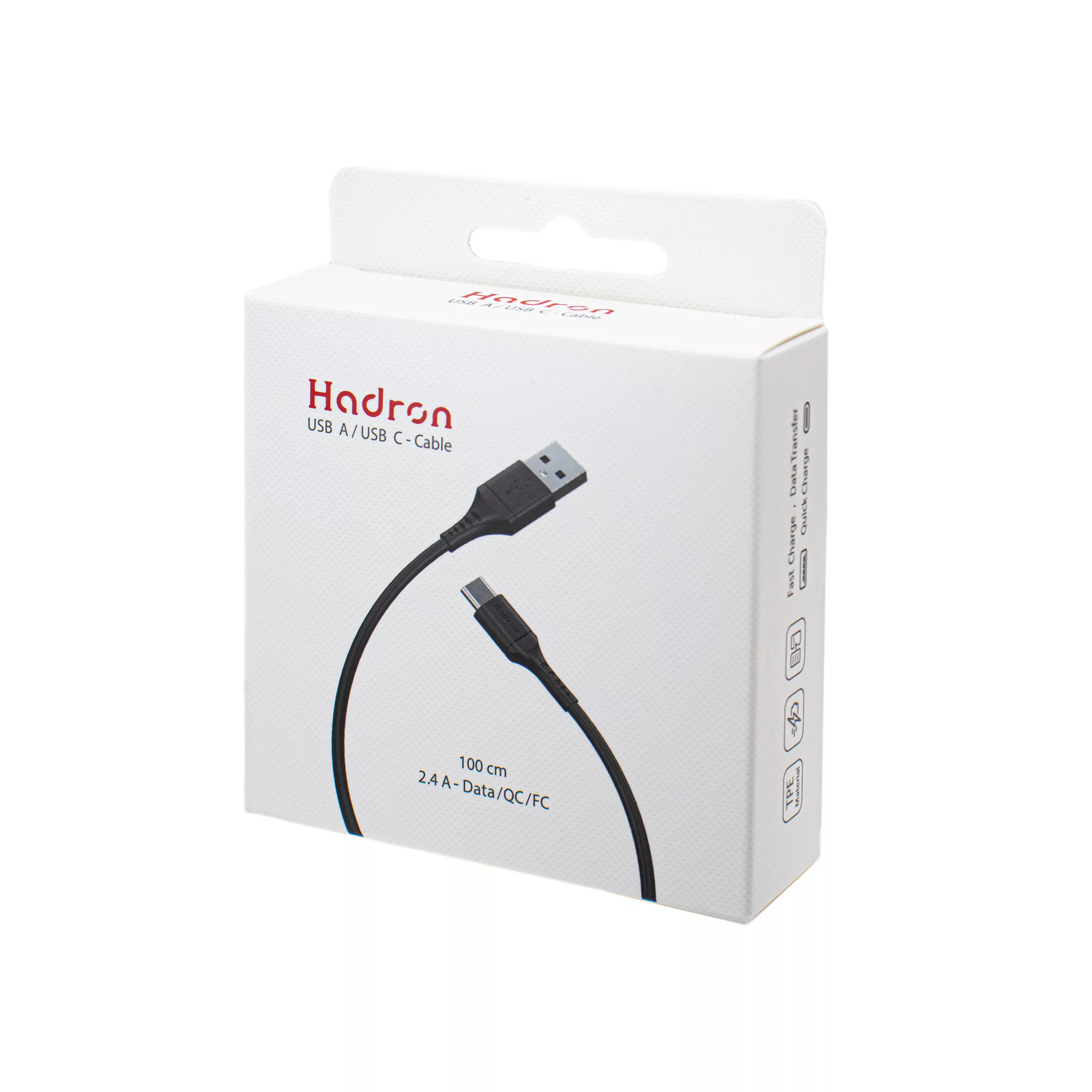 کابل USB به USB-C هادرون مدل HTC-A-C01 طول 1 متر