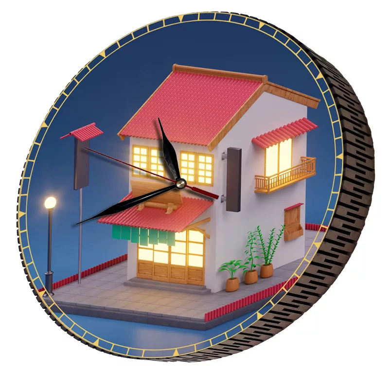 ساعت دیواری مدل کلبه