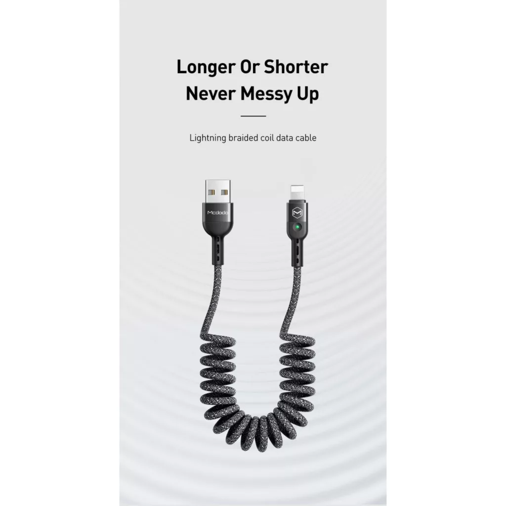 کابل تبدیل USB به لایتنینگ مک دودو مدل CA-6410 طول 1.8 متر