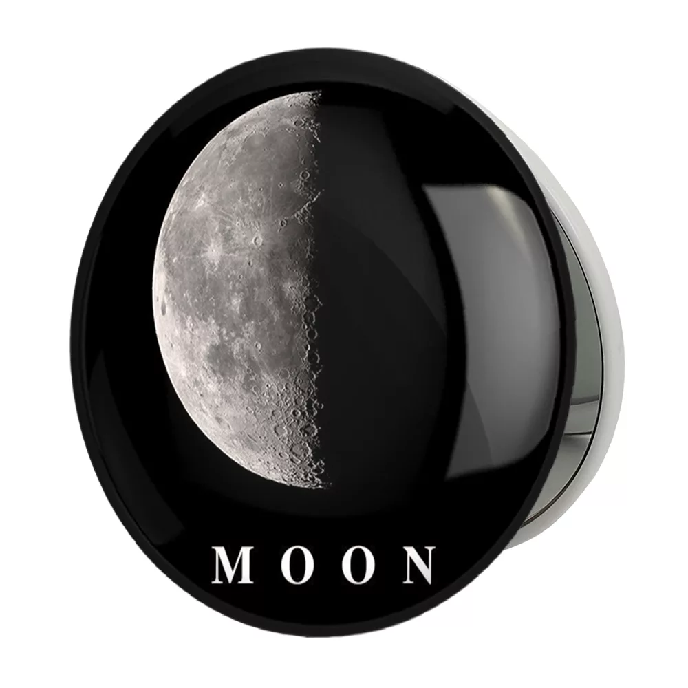 آینه جیبی خندالو طرح ماه مدل تاشو کد 29609