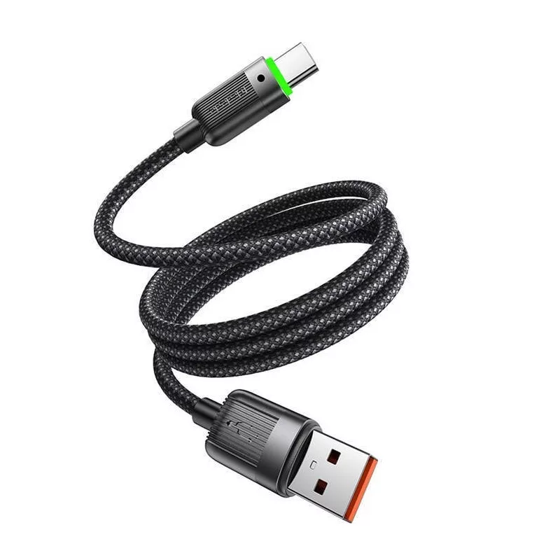 کابل تبدیل USB به USB-C مک دودو مدل CA-565 Magnetic Self-Winding طول 1.2 متر