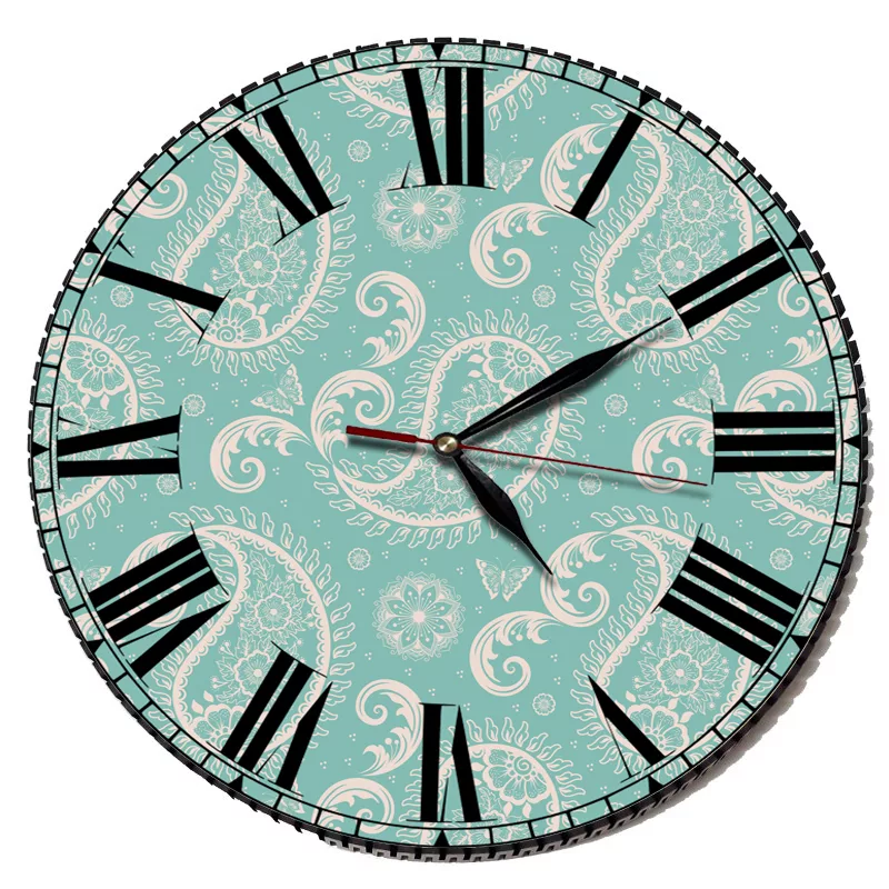 ساعت دیواری مدل بته جقه