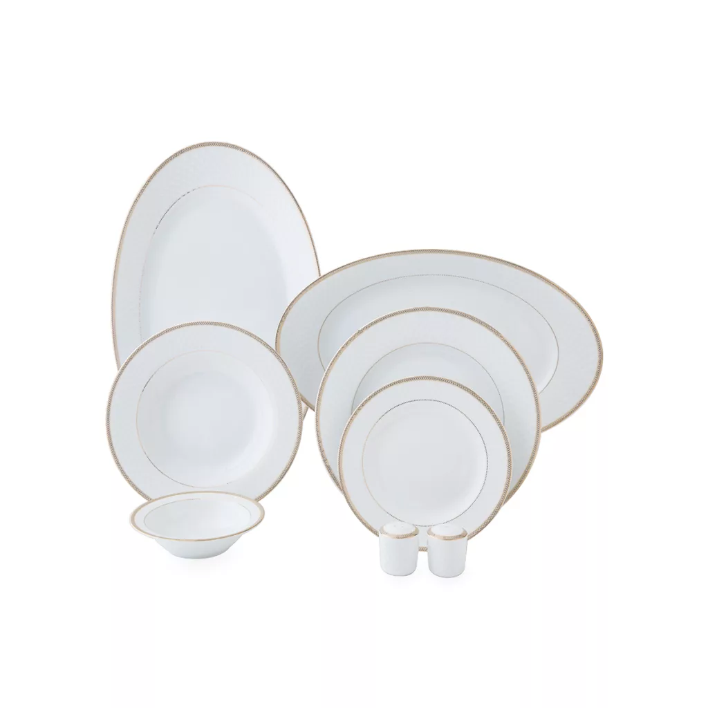 سرویس غذاخوری 28 پارچه چینی زرین طرح سپینود