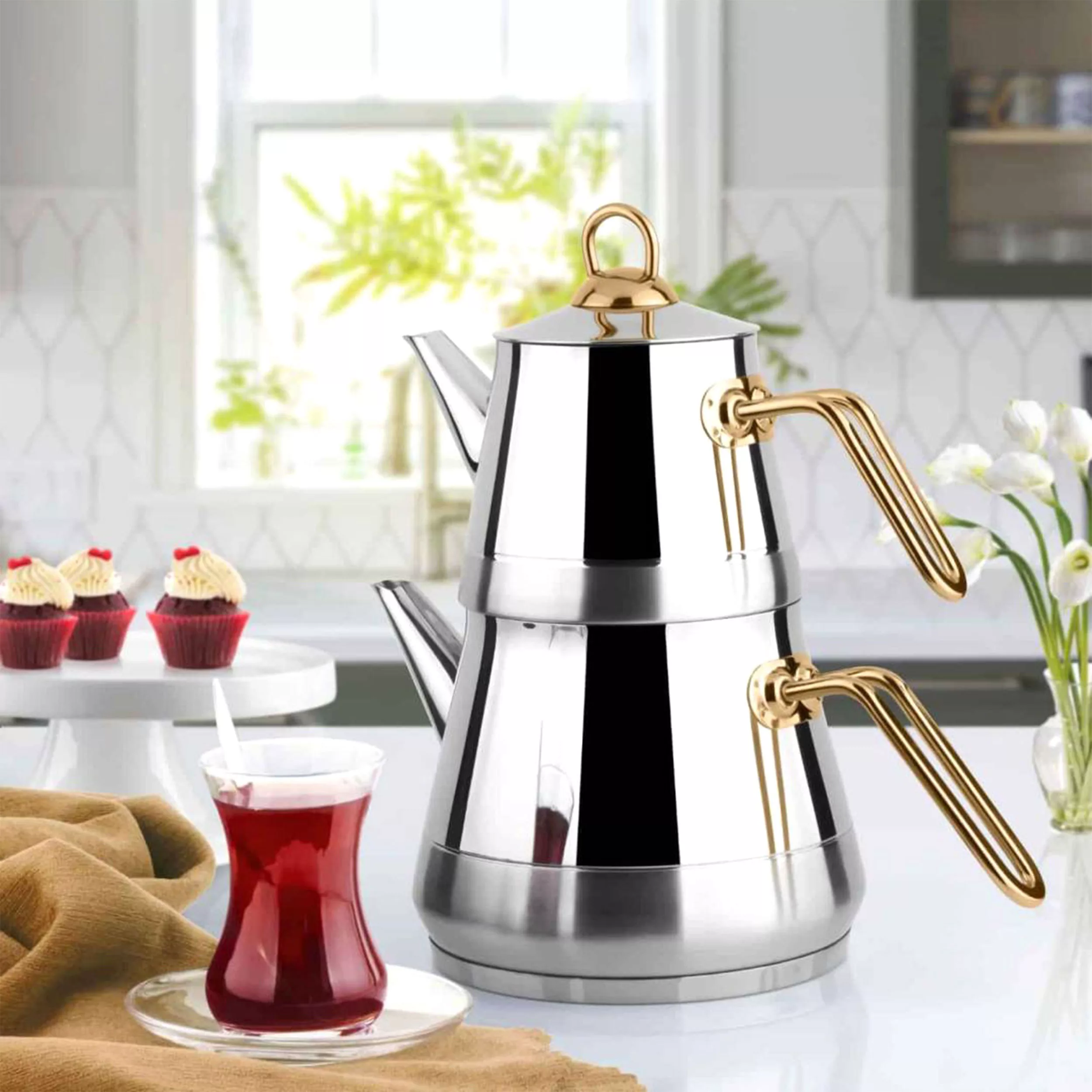 ست کتری و قوری لینس مدل Family