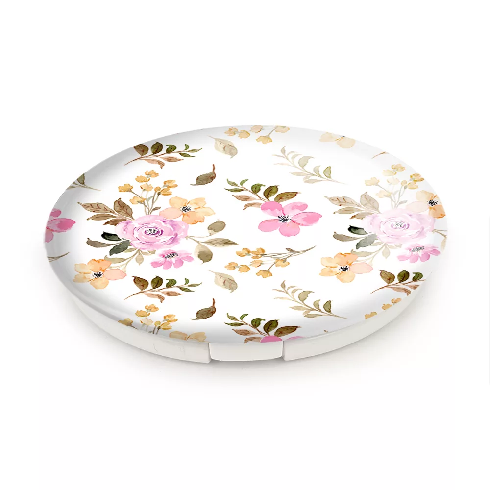 آینه جیبی خندالو طرح گل گلی مدل تاشو کد 28997