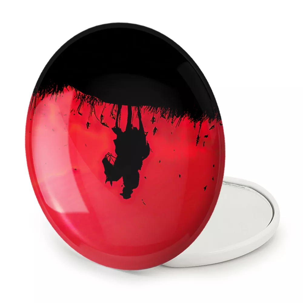 آینه جیبی خندالو طرح بازی رد دد Red Dead مدل تاشو کد 30124