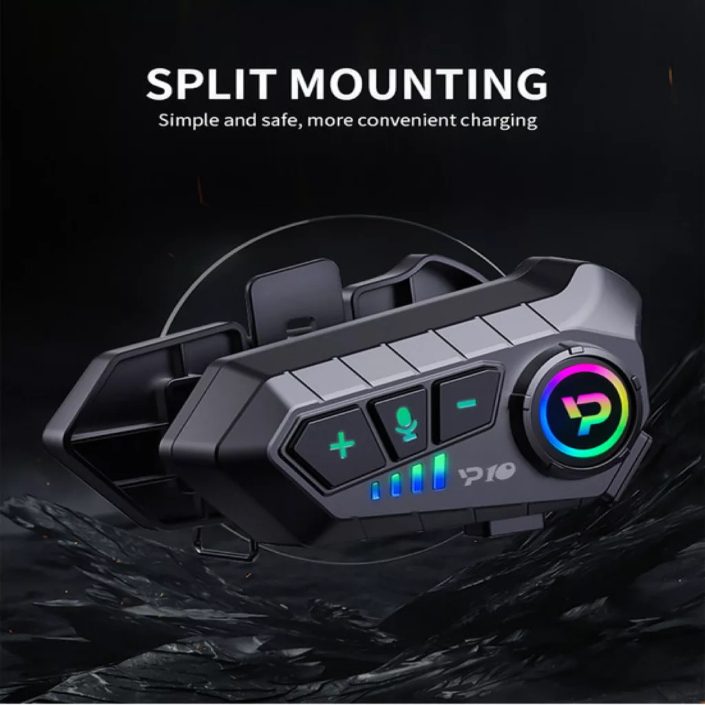 هدست بلوتوثی کلاه کاسکت مدل y10سری p