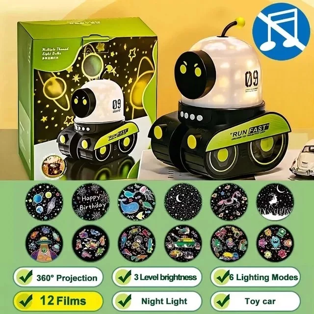 چراغ خواب اتاق کودک مدل تانک