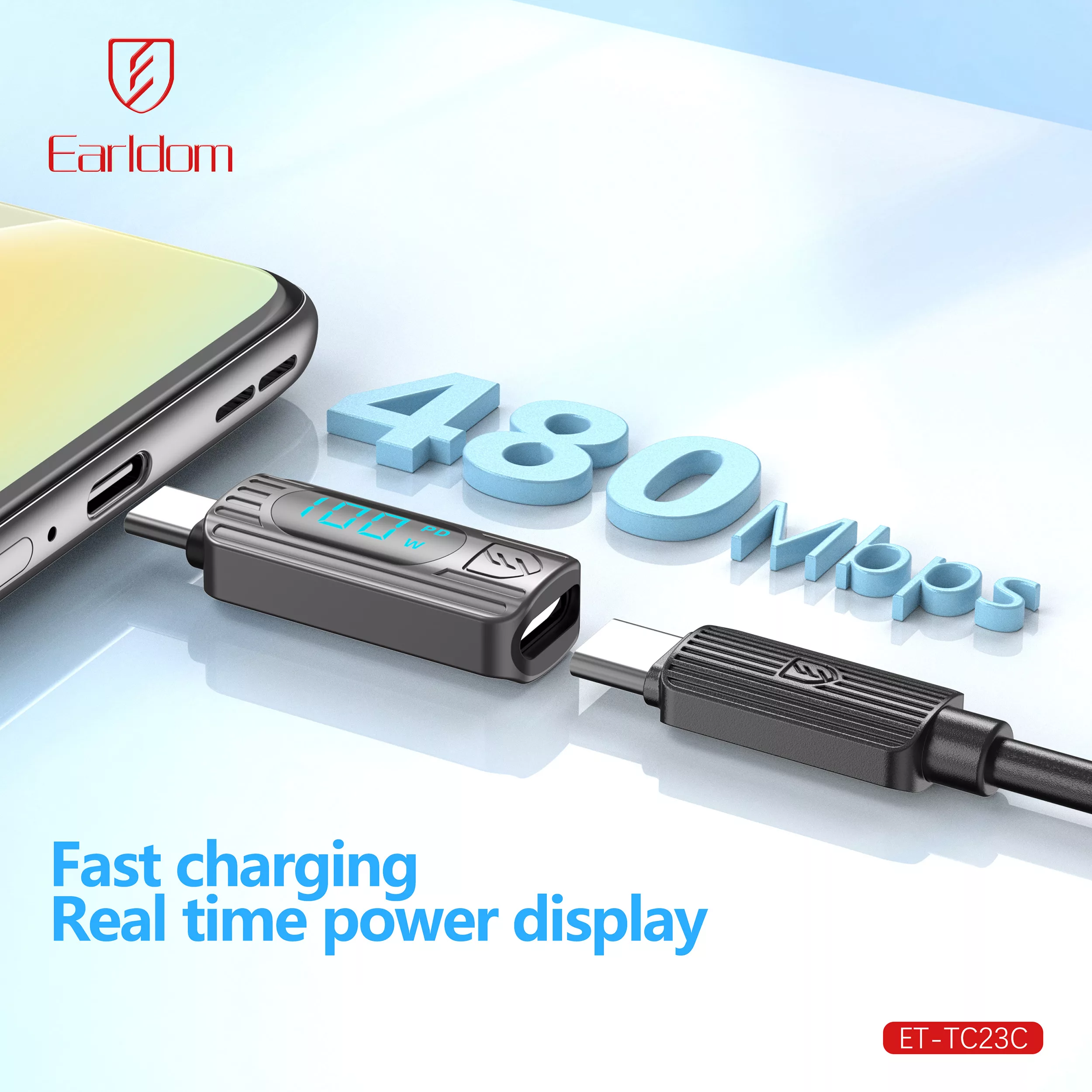 مبدل USB-C ارلدام مدل TC23C PD 100W