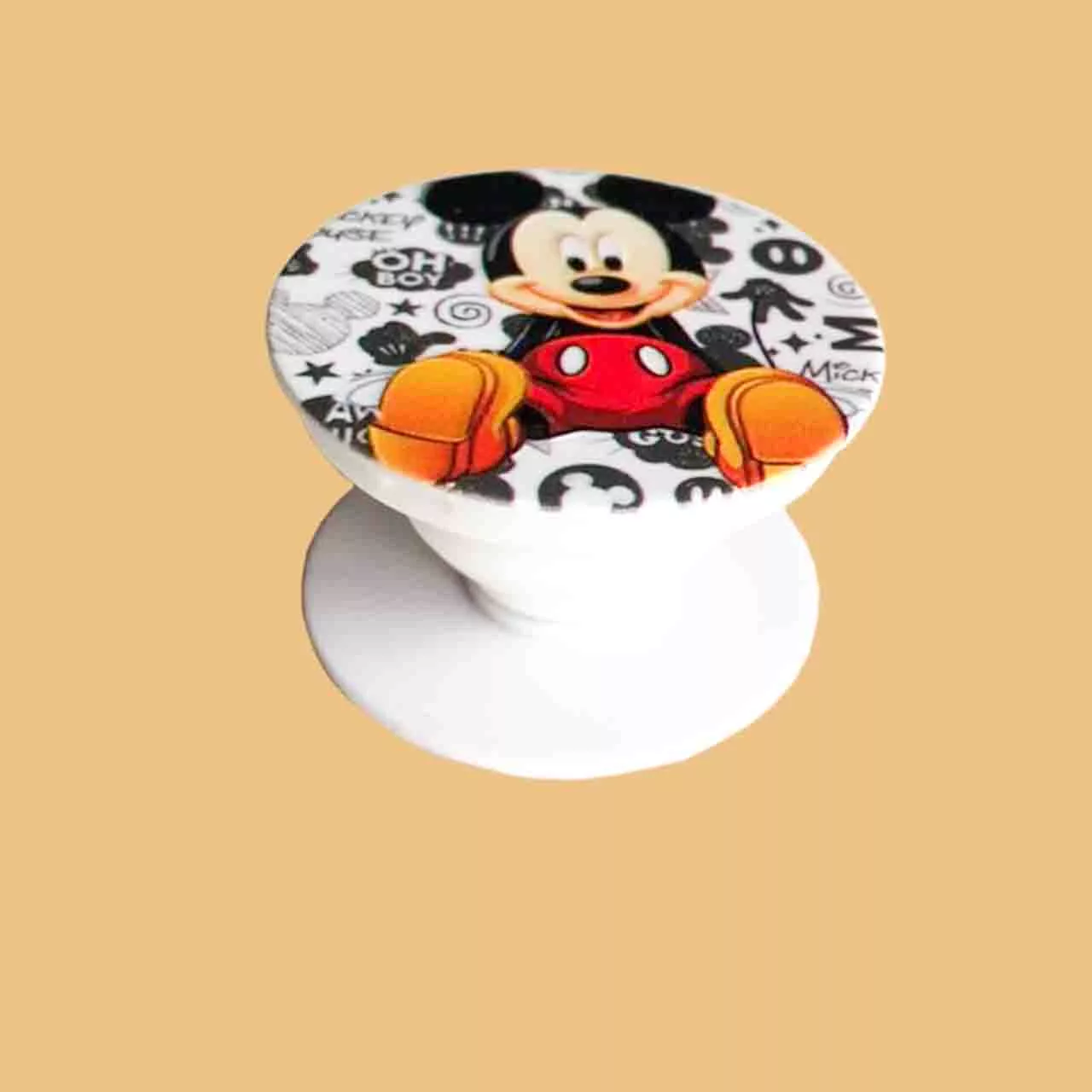 پایه نگهدارنده گوشی موبایل پاپ سوکت مدل میکی موس 00