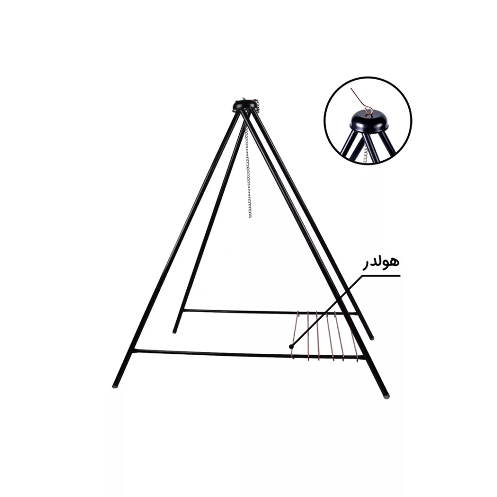 استند و ساج سفری مدل درخشان