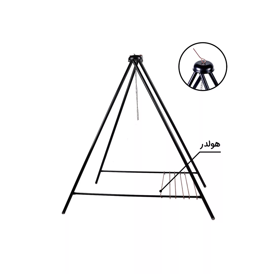 استند و ساج سفری مدل درخشان