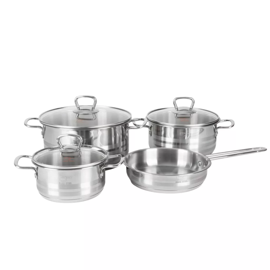 سرویس پخت و پز 7 پارچه پارس استیل مدل کارا