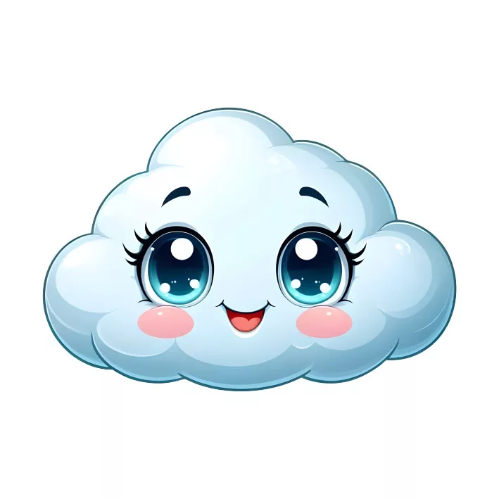 چراغ خواب اتاق کودک مدل ابر LU060