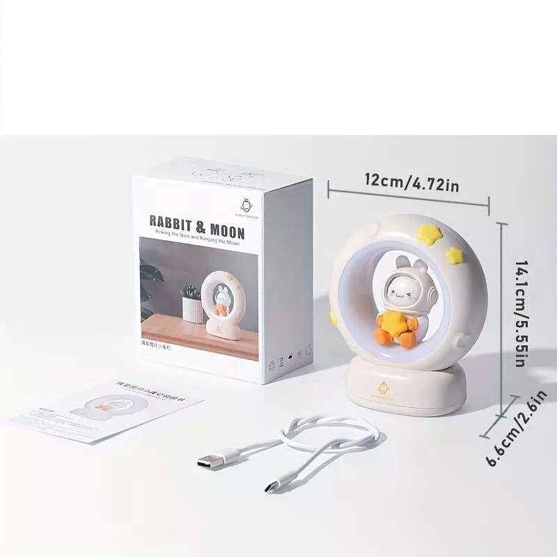 چراغ خواب اتاق کودک طرح خرگوش مدل لمسی