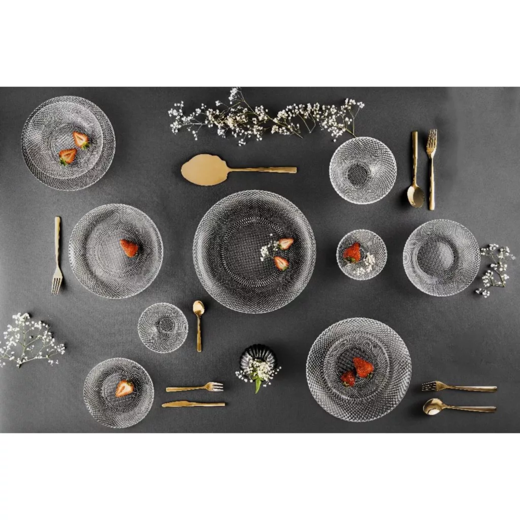 سرویس غذاخوری 33 پارچه 6 نفر نوری تازه مدل پیکسل کد NT20002100T