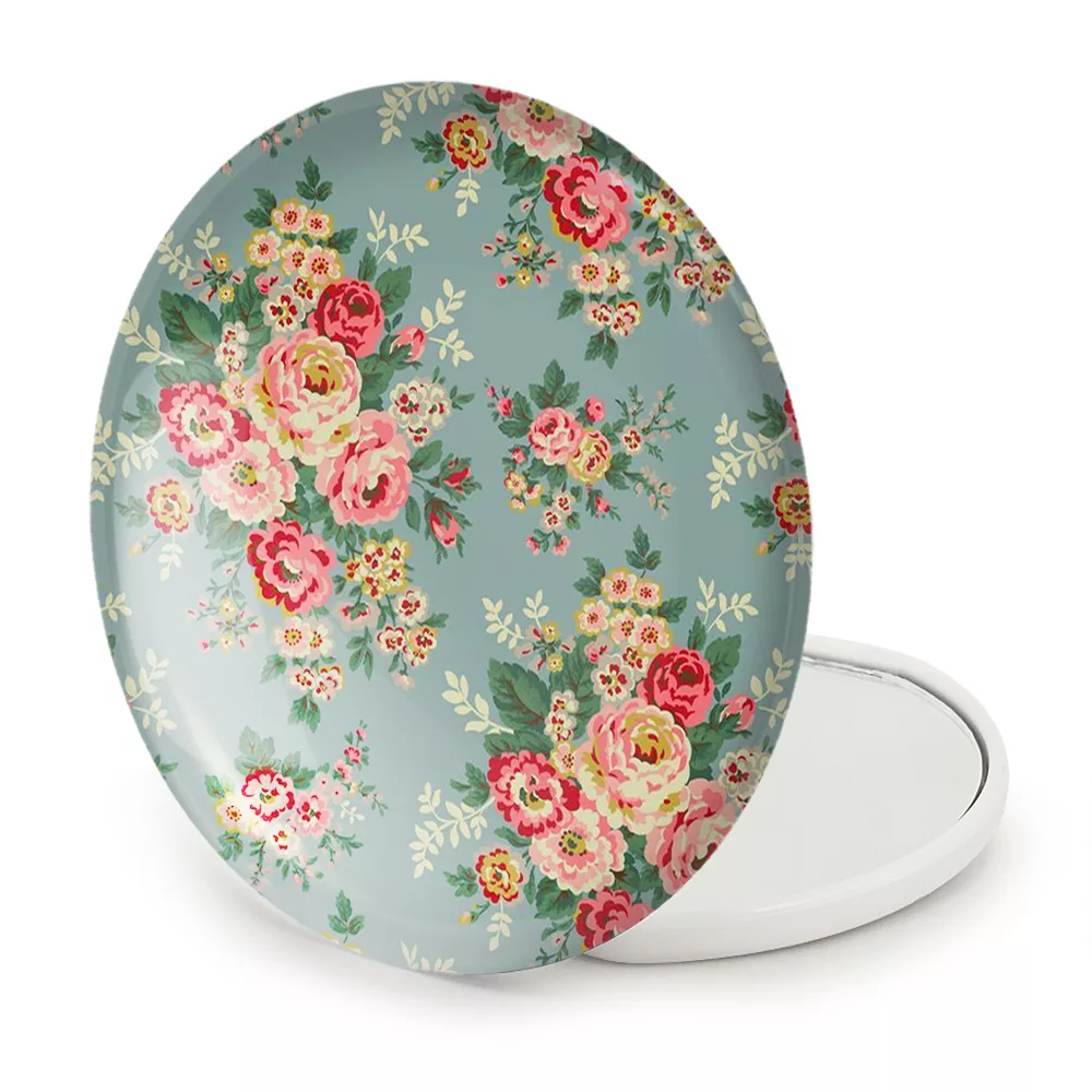 آینه جیبی خندالو طرح گل گلی مدل تاشو کد 29018