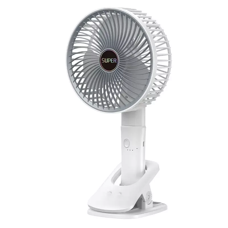 پنکه شارژی مدل Circulation Clamp Fan ظرفیت 1200 میلی آمپر ساعت