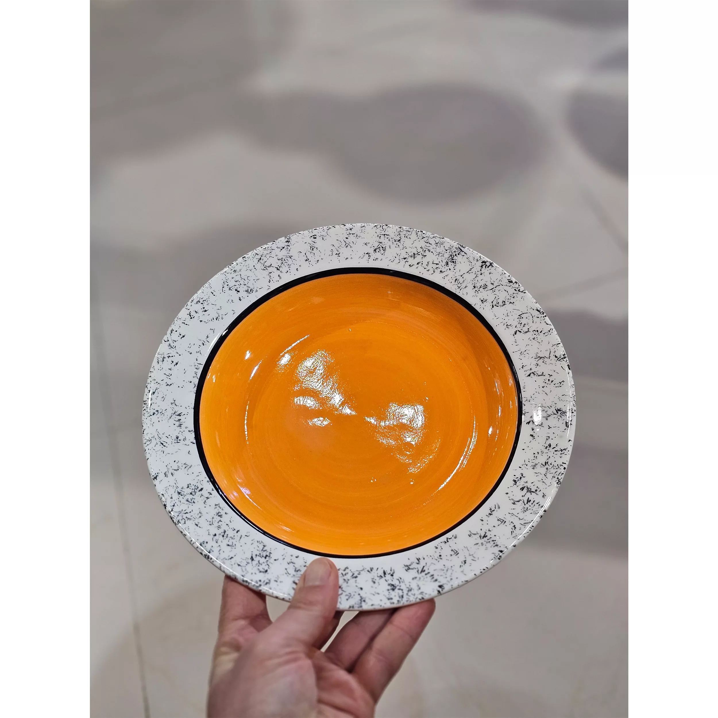 سرویس غذاخوری 18 پارچه مدل مرمری کد 2022