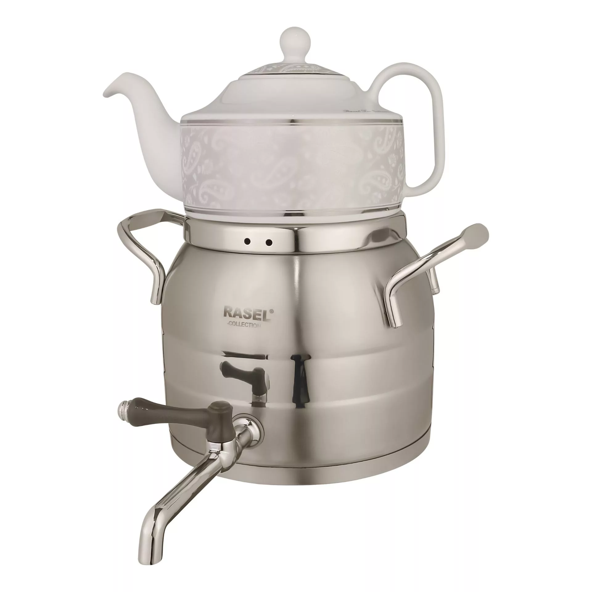 ست کتری و قوری راسل کد TR-117 گنجایش کتری 3 لیتری و گنجایش قوری 0.8 لیتر