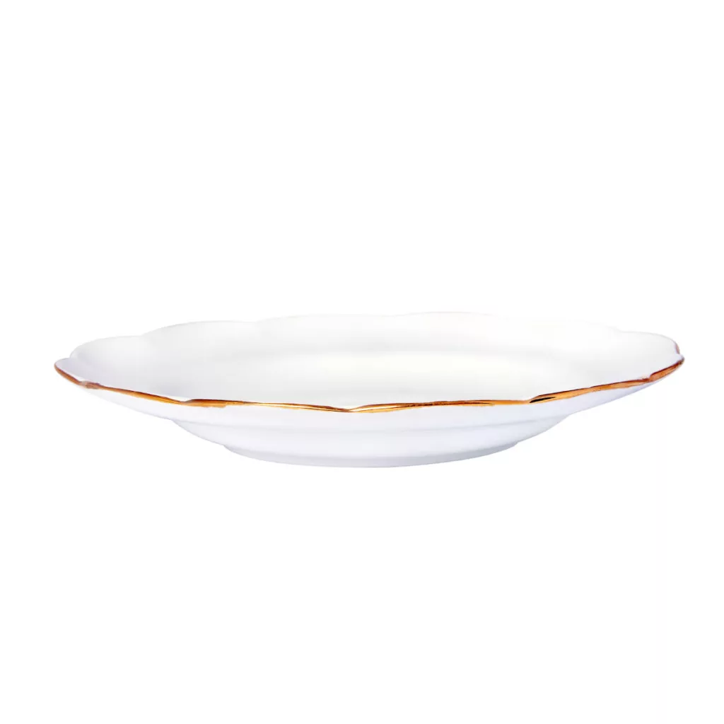 سرویس غذاخوری 26 پارچه مدل نیلوفری دور طلا