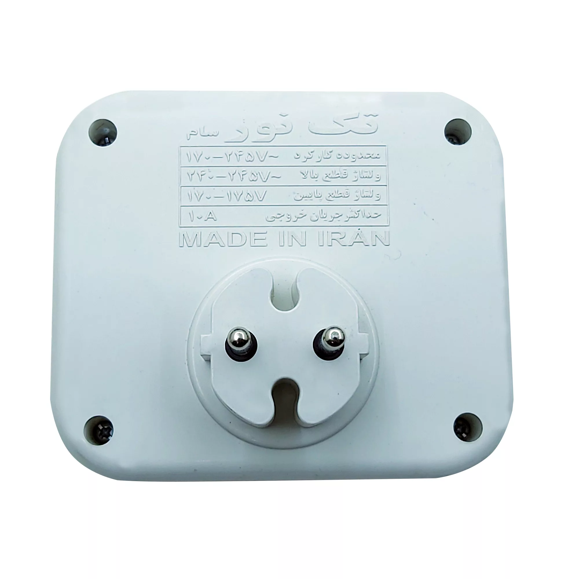 محافظ ولتاژ تک نور مدل دیواری TN-2P-0m