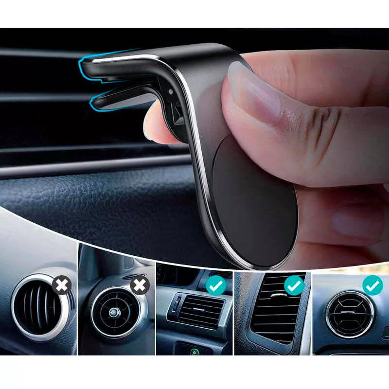 نگهدارنده گوشی موبایل خودرو مدل دریچه ای کد MC